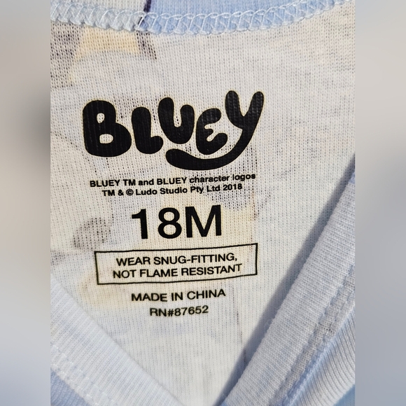 Kids Pajamas - Bluey 2 Sets Size 18mth - Picture 7 of 8